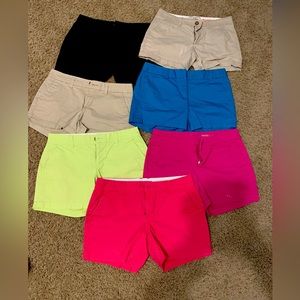 Huge lot! Bundle of Old Navy and J. Crew Chino shorts! 7 total! Size 4